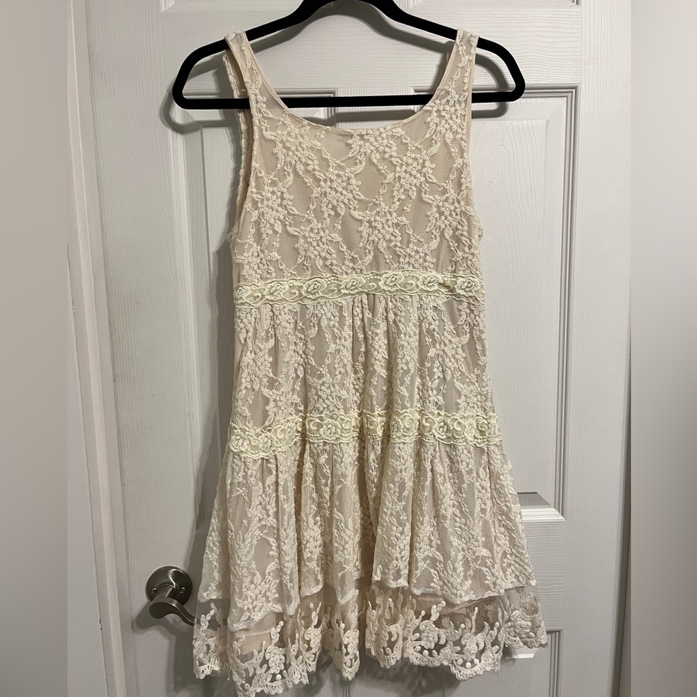 🌸CHOKLATE 🌸 Ladies Lace Dress Size Small - Picture 6 of 11